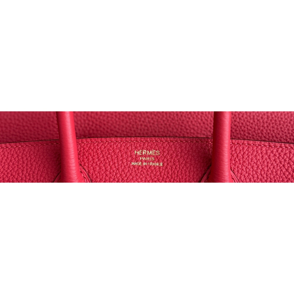 Hermes Birkin 25 Rouge Pivoine Red Togo Leather Gold Hardware