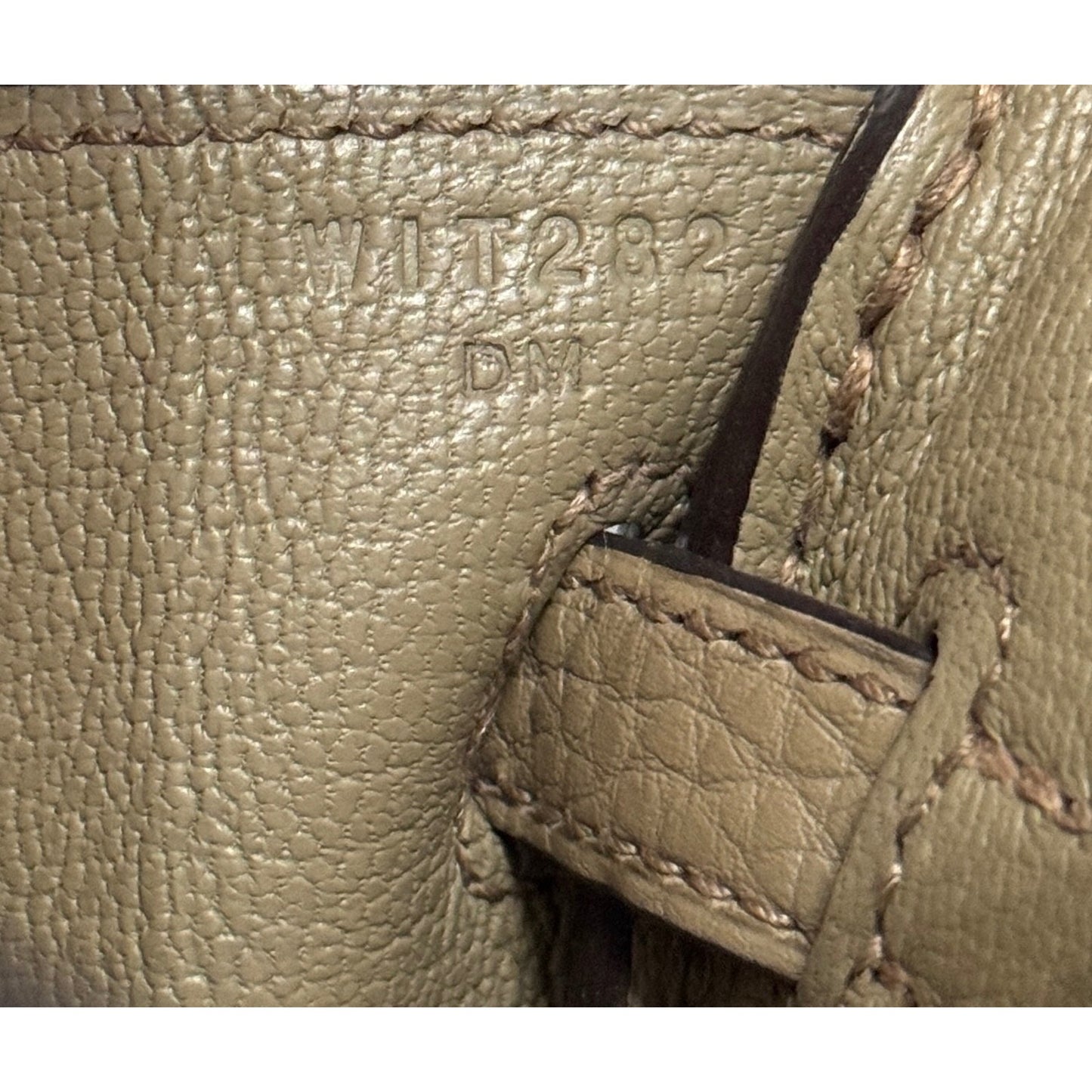 Hermes Birkin 25 Beige Marfa Togo Leather Gold Hardware NEW