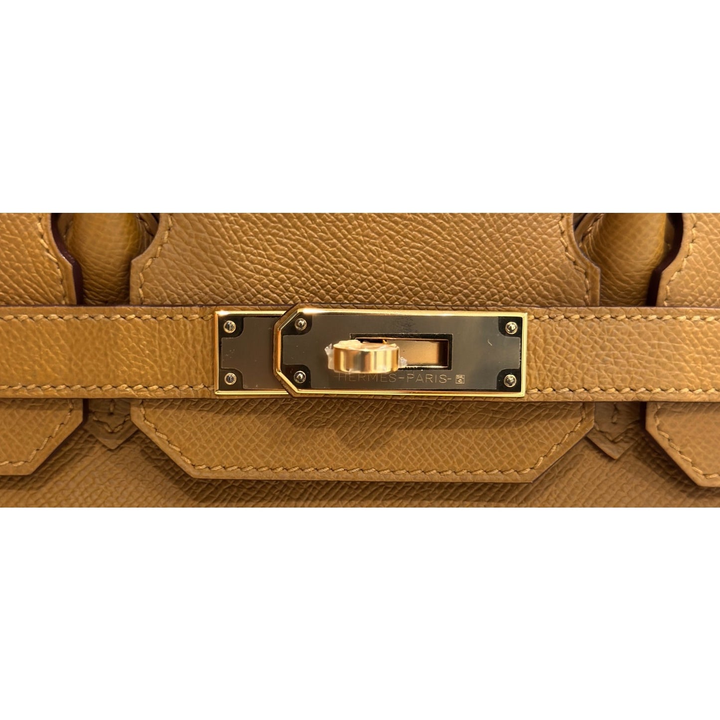 Hermes Birkin 30 Sesame Tan Epsom Leather Gold Hardware RARE