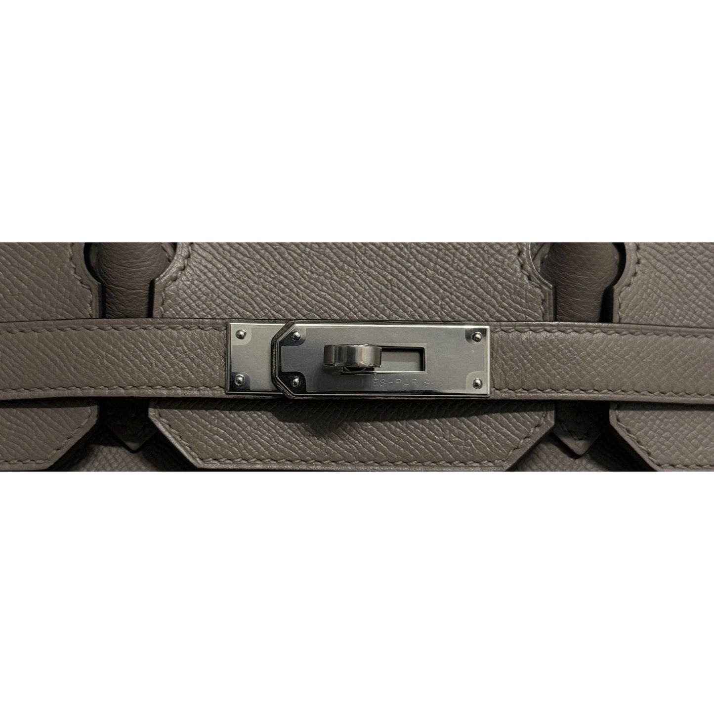 Hermes Birkin 30 Gris Asphalt Gray Epsom Leather Palladium Hardware