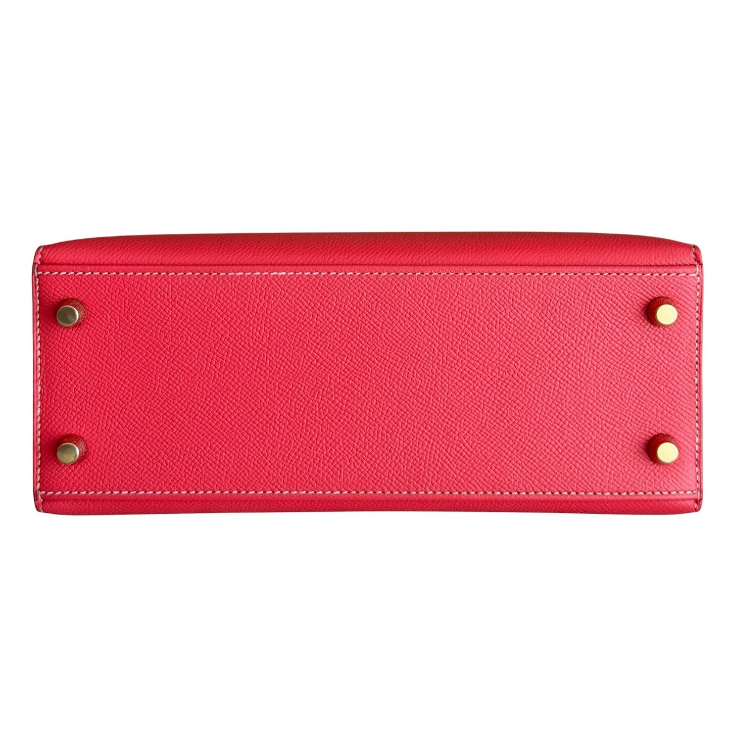Hermes Kelly 25 Sellier Candy Rose Jaipur Pink Gold Epsom Permabrass Hardware