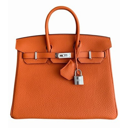 Hermes Birkin 25 Orange Togo Leather Palladium Hardware Rare 2026