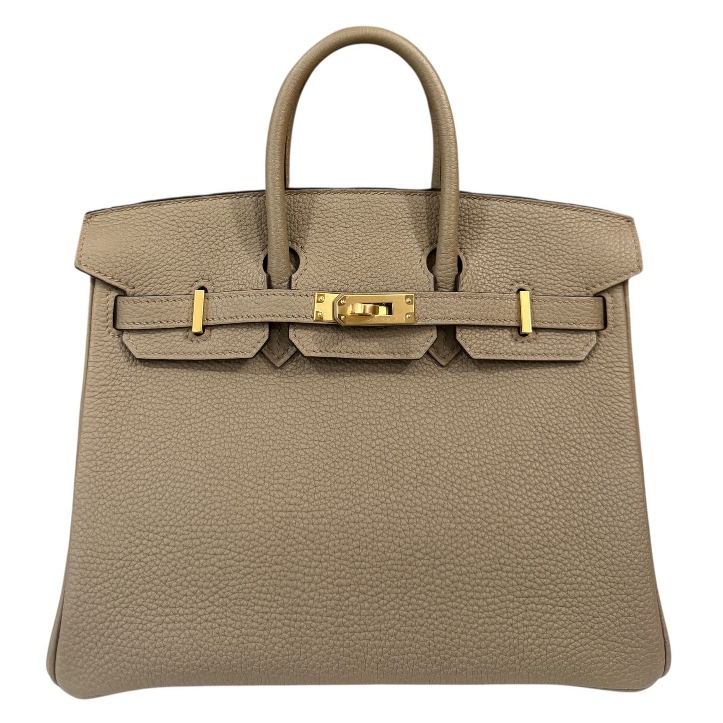 Hermes Birkin 25 Beige Marfa Togo Leather Gold Hardware NEW 2025