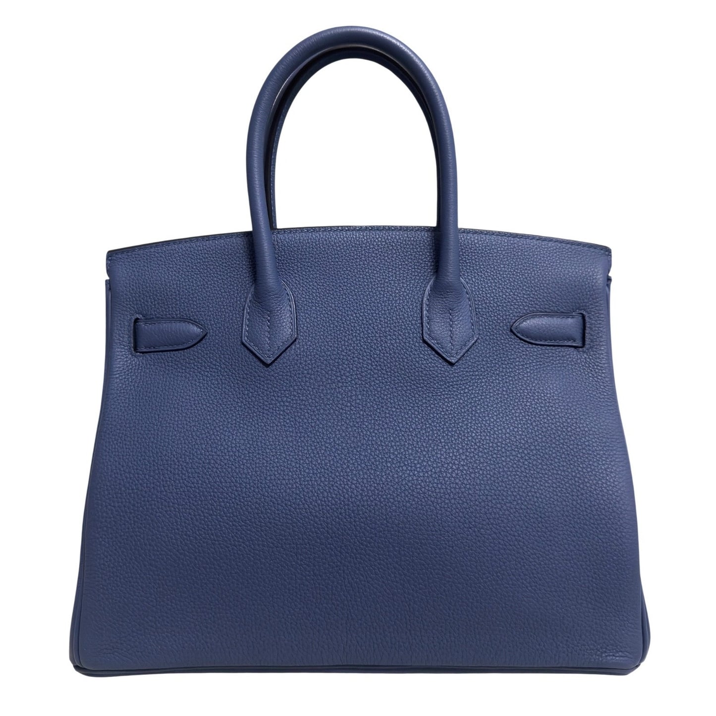 Hermes Birkin 30 Blue Brighton Togo Leather Gold Hardware RARE