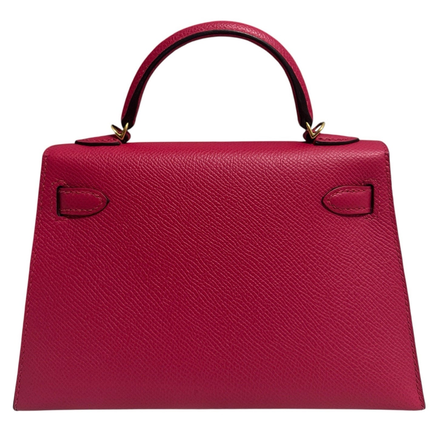 Hermes Kelly Mini 20 Rose Extreme Pink Epsom Leather Gold Hardware