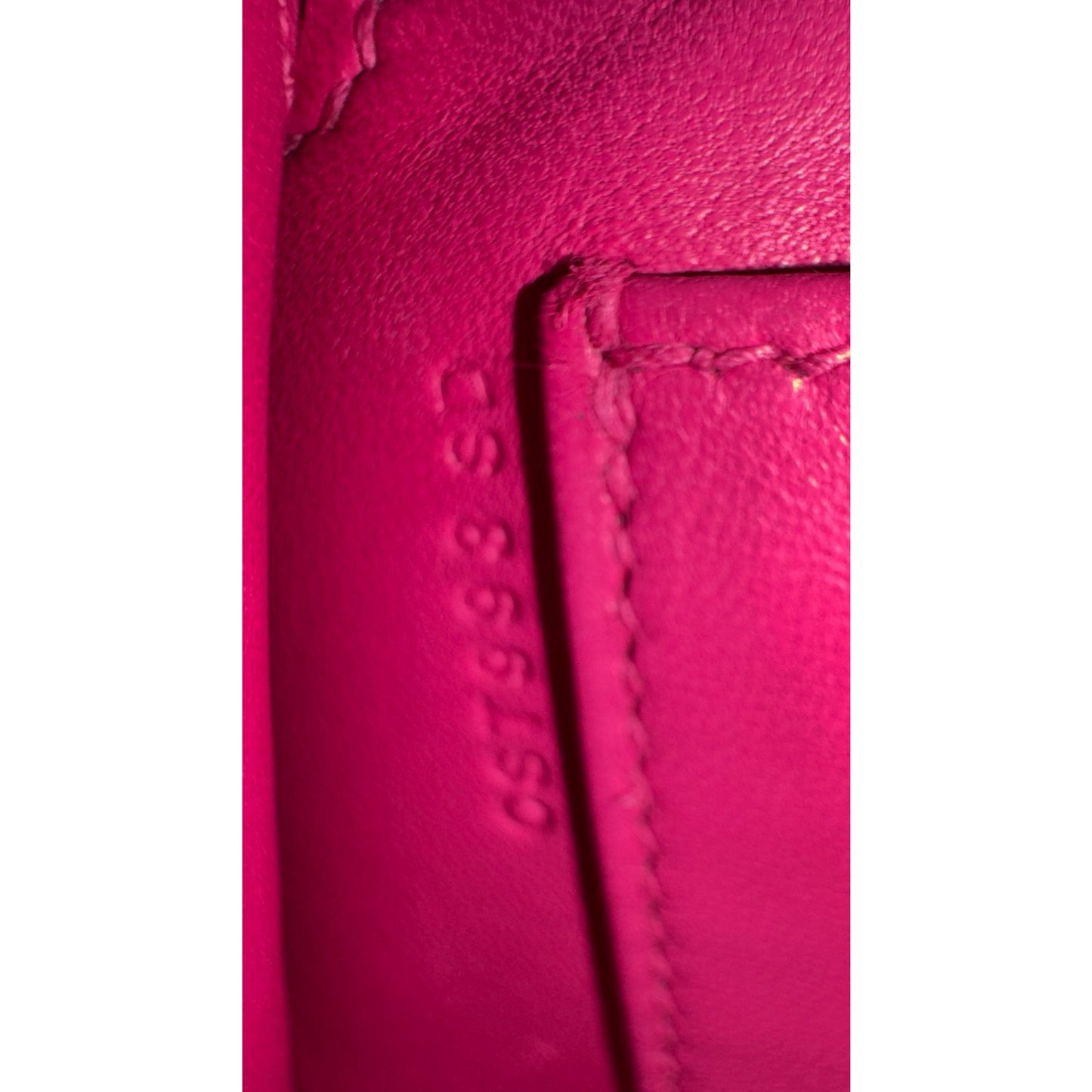 Hermes Kelly Mini 20 Rose Tyrien Pink Ostrich Leather Palladium Hardware RARE