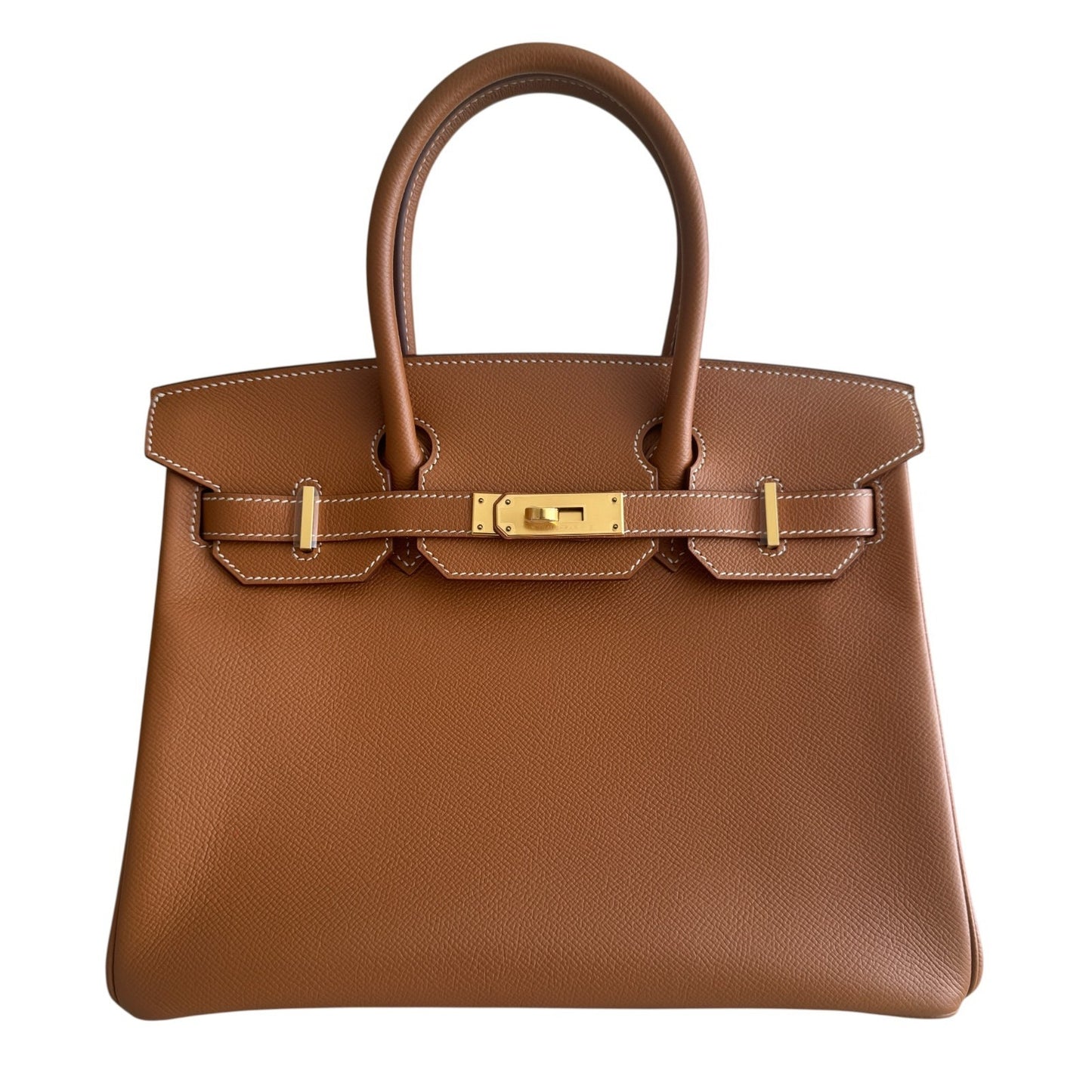 Hermes Birkin 30 Gold Tan Epsom Leather Gold Hardware RARE