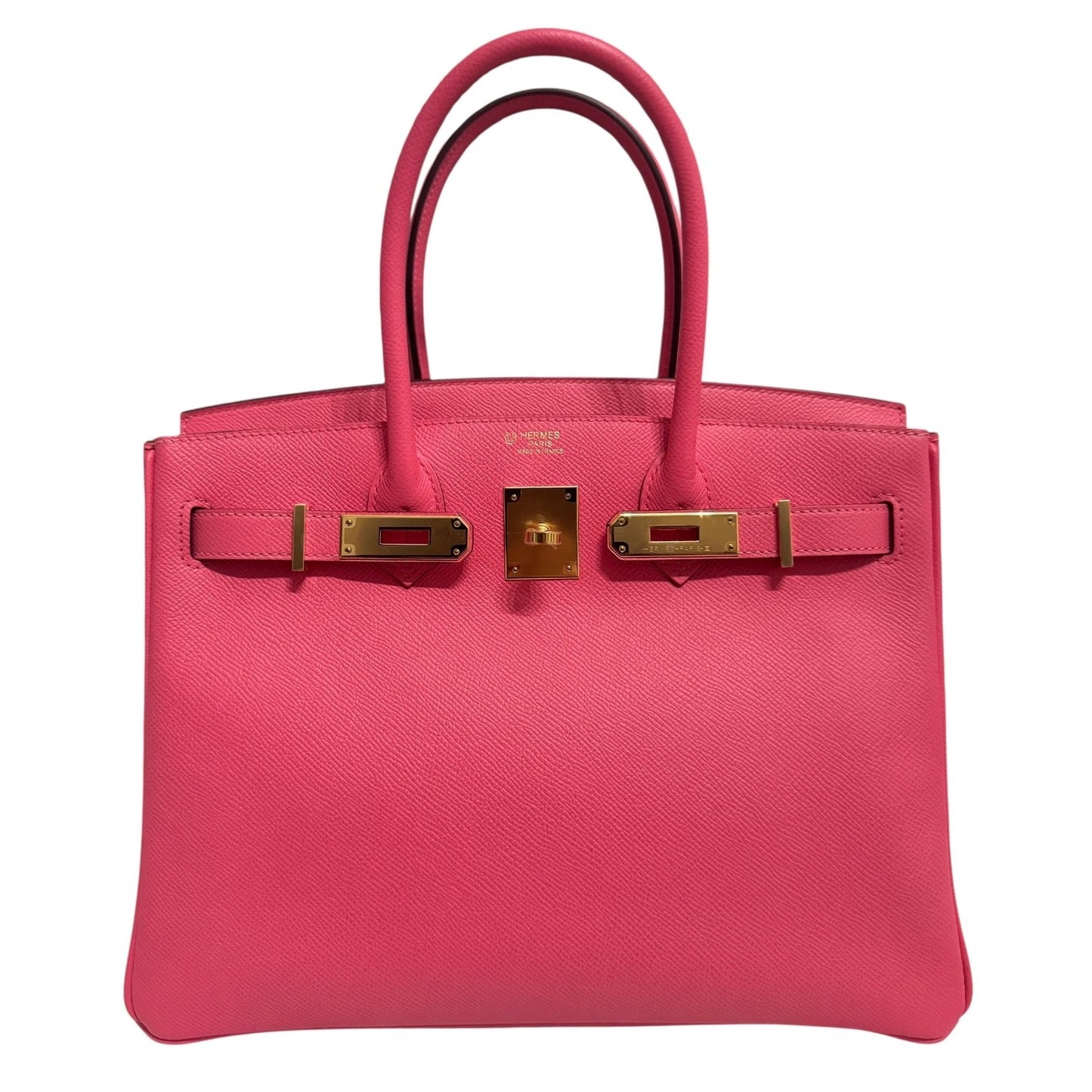 Hermes Birkin 30 Special Order Rose Azalee Pink Epsom Leather Gold Hardware