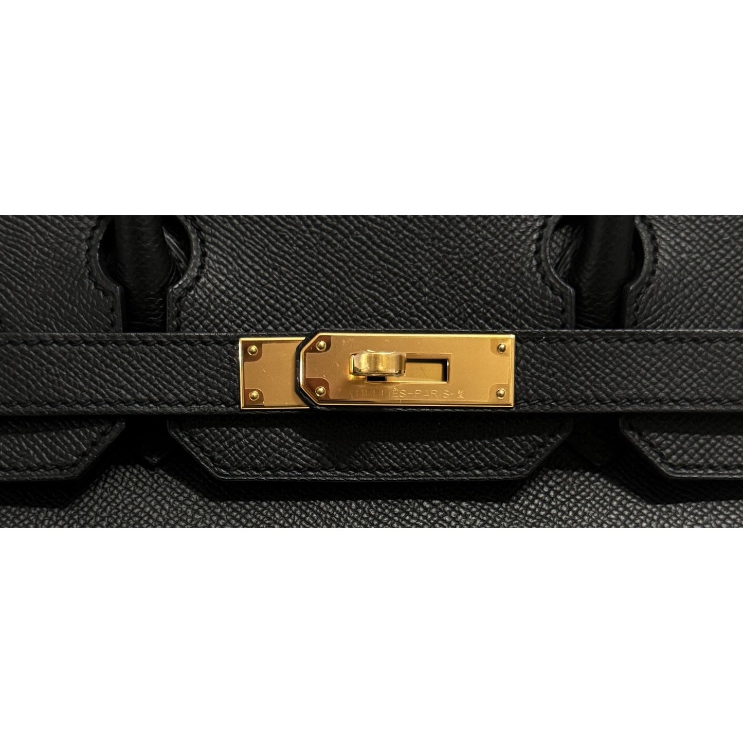 Hermes Birkin 30 Black Noir Epsom Leather Gold Hardware RARE
