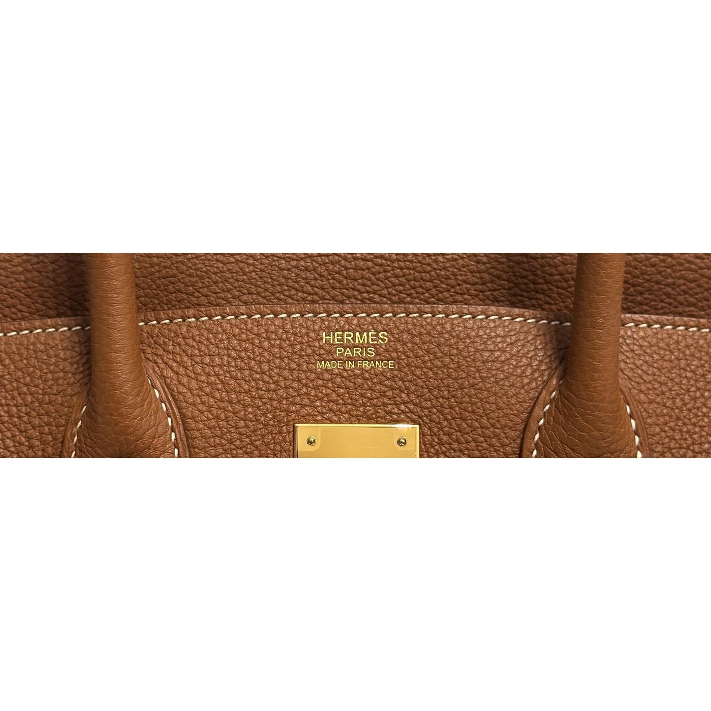 Hermes Birkin 30 Gold Tan Togo Leather Gold Hardware RARE