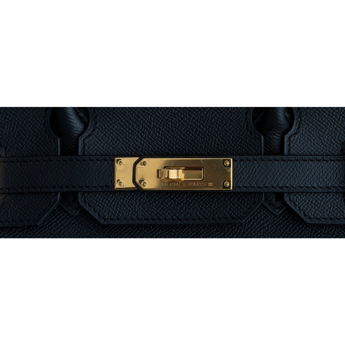 Hermes Birkin 30 Black Noir Epsom Leather Gold Hardware RARE