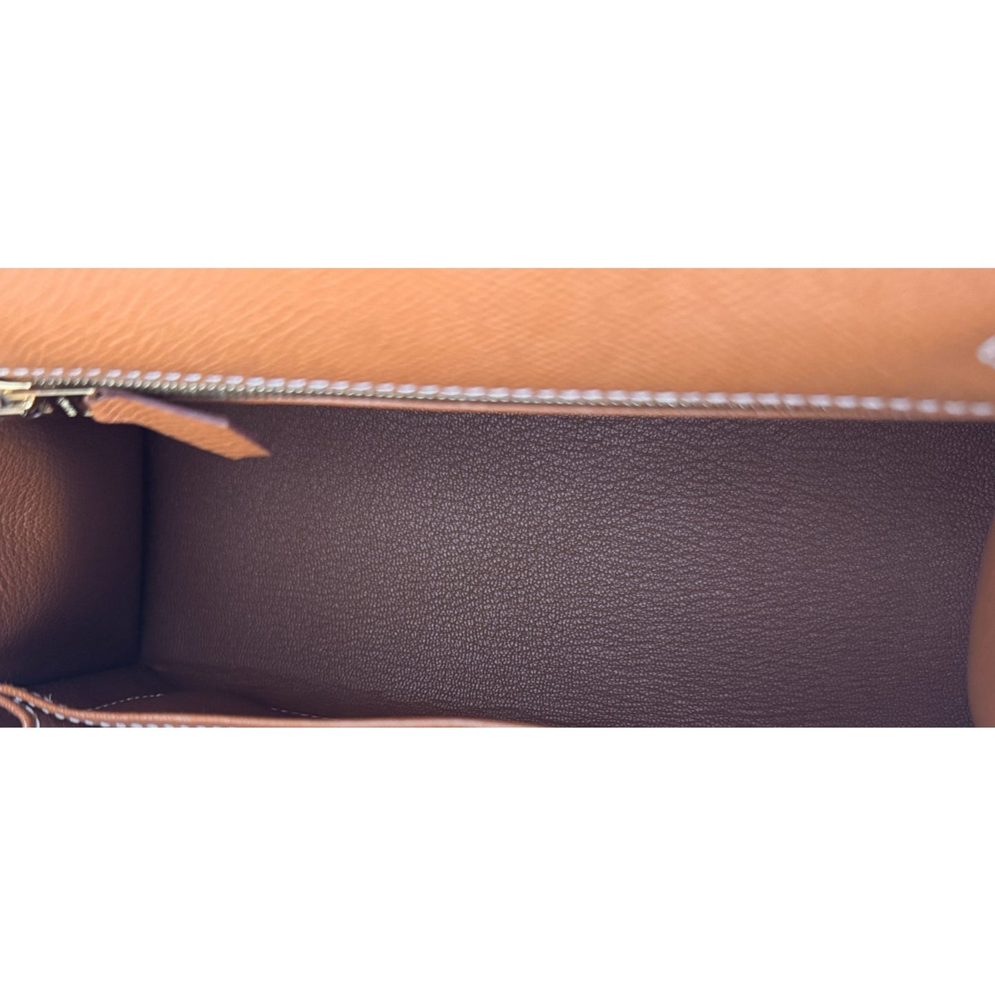 Hermes Kelly 25 Sellier Gold Tan Epsom Leather Gold Hardware