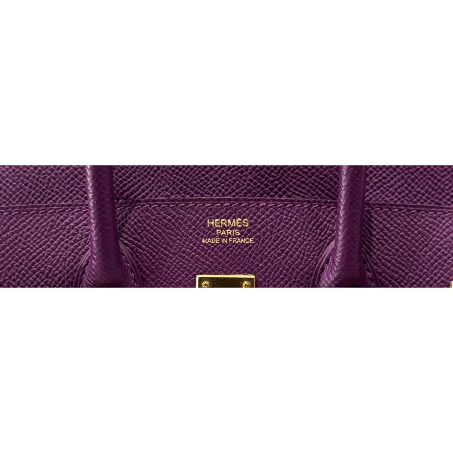Hermes Birkin 25 Anemone Purple Epsom Leather Gold Hardware RARE