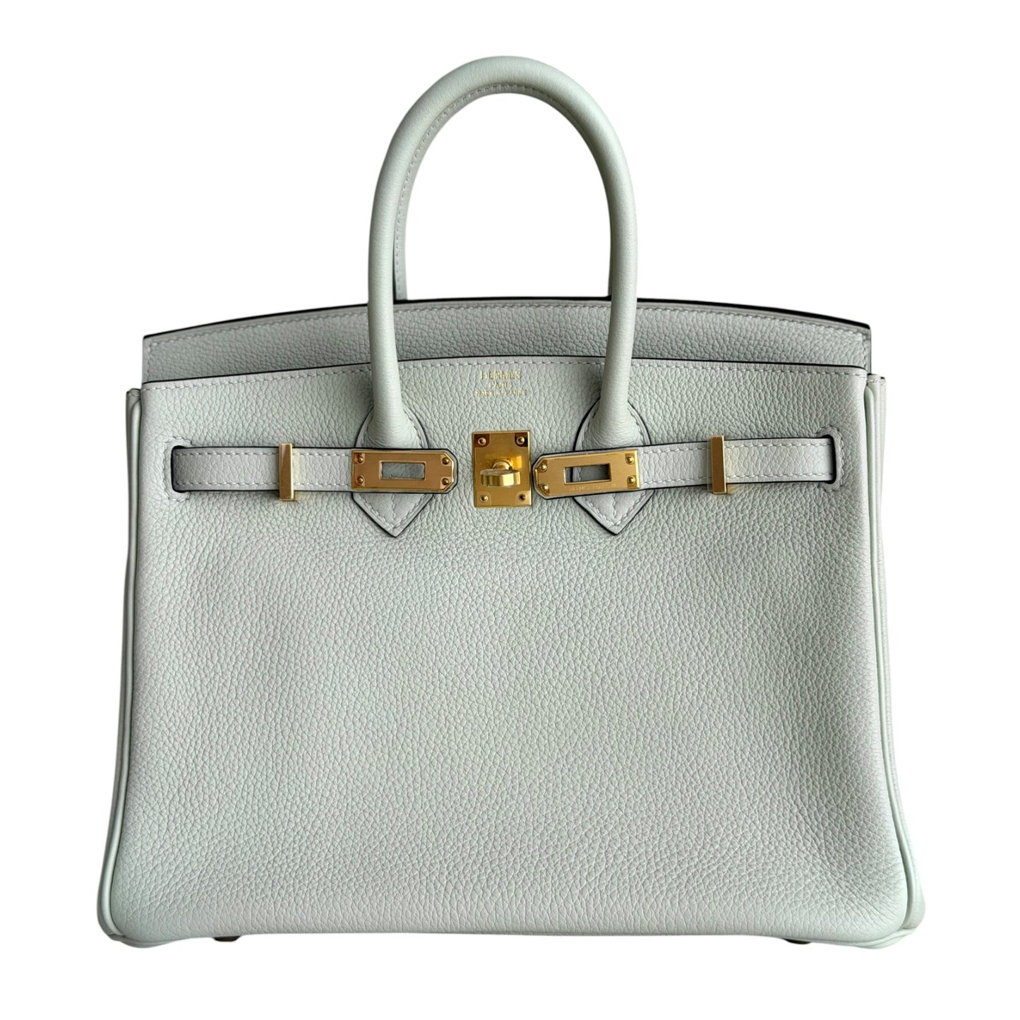 Hermes Birkin 25 Gris Neve Gray Togo Leather Gold Hardware