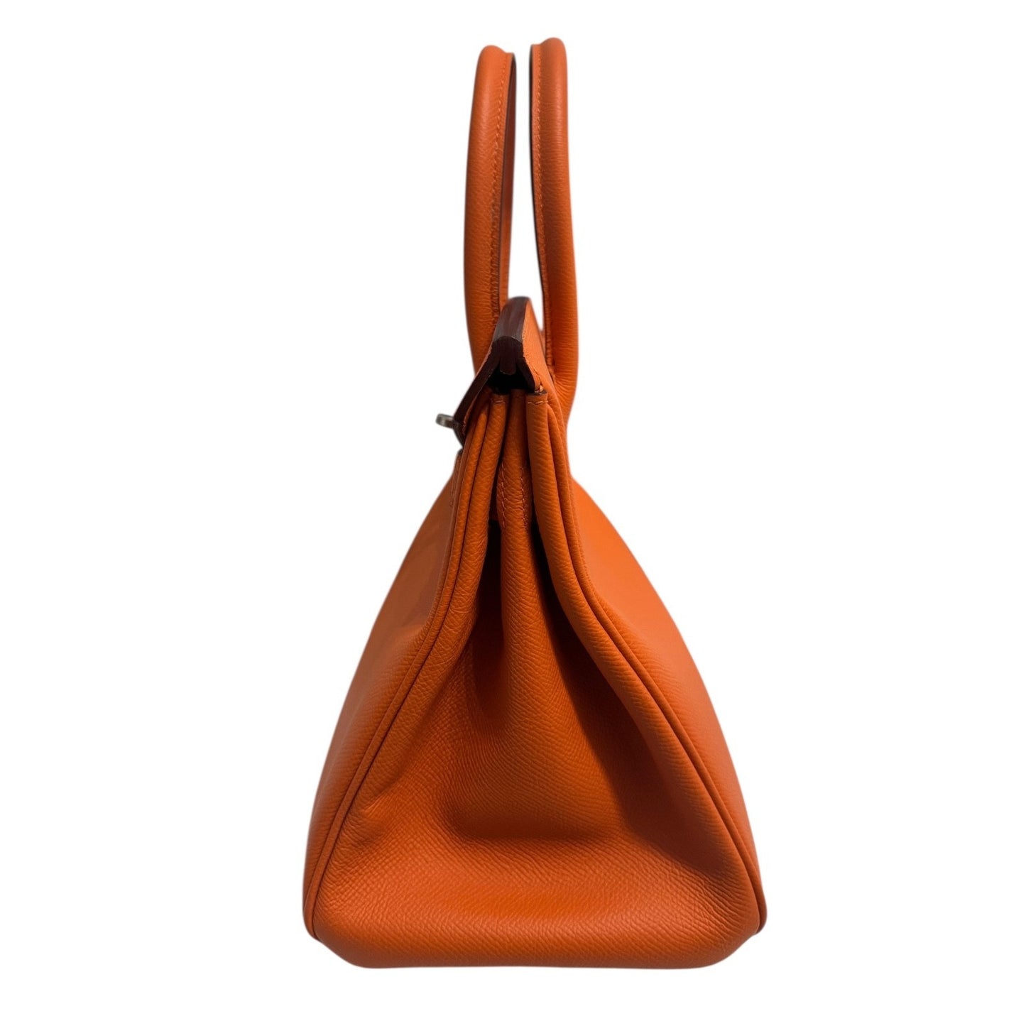 Hermes Birkin 30 OrangeEpsom Leather Palladium Hardware