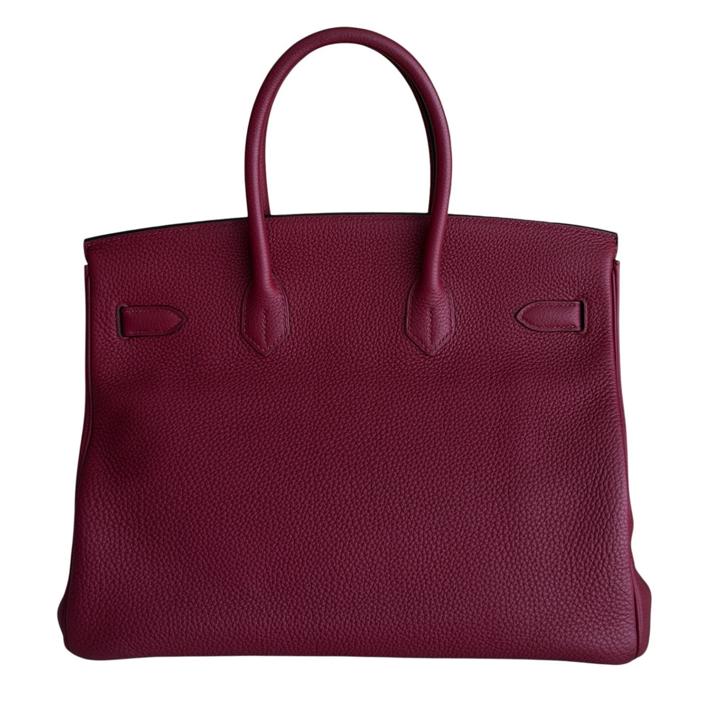 Hermes Birkin 35 Rouge Grenat Red Togo Leather Gold Hardware RARE