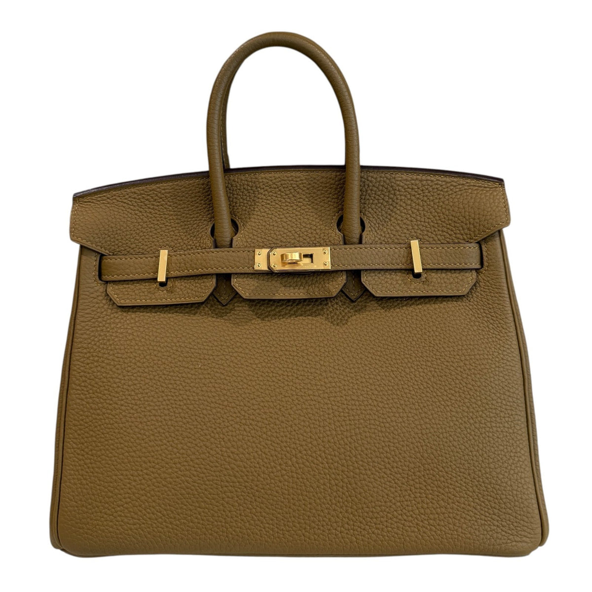 Hermes Birkin 25 Bronze Dore Togo Leather Gold Hardware