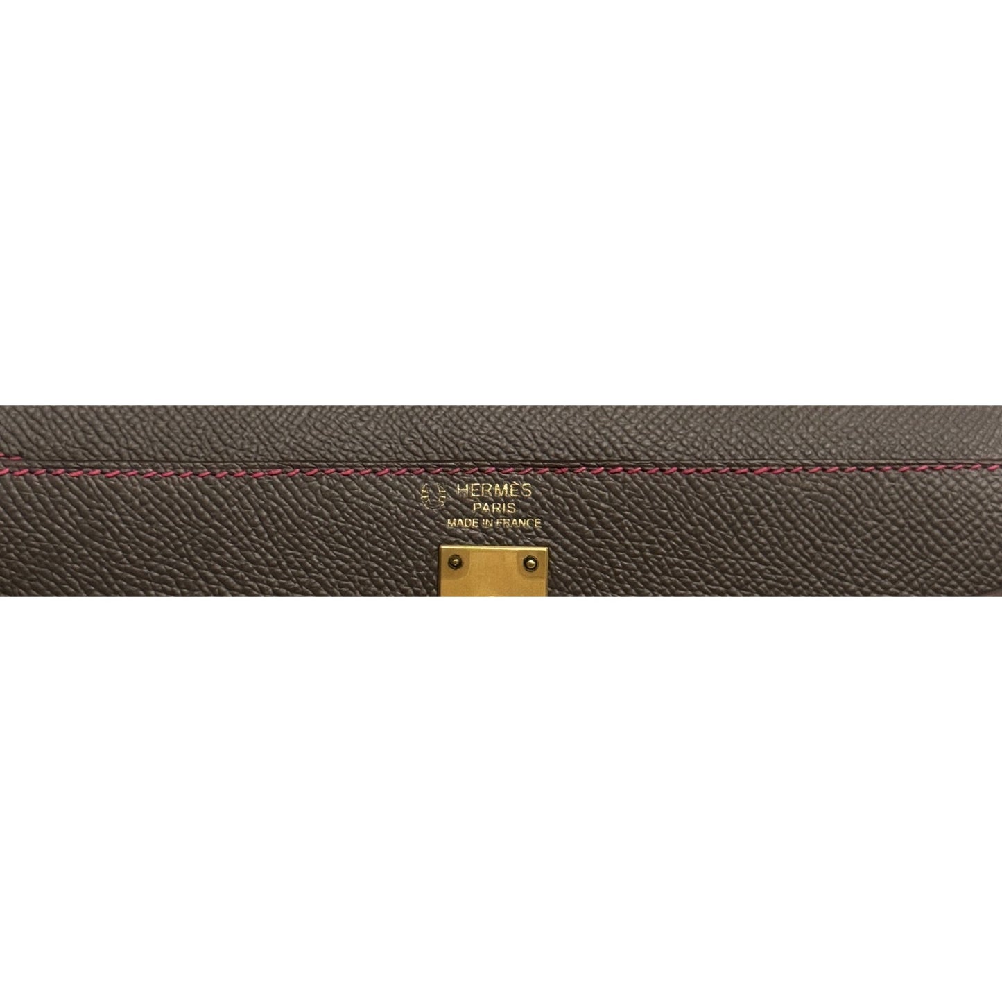 Hermes Kelly 25 Sellier Special Orde Etain Gray Pink Epsom Brushed Gold Hardware