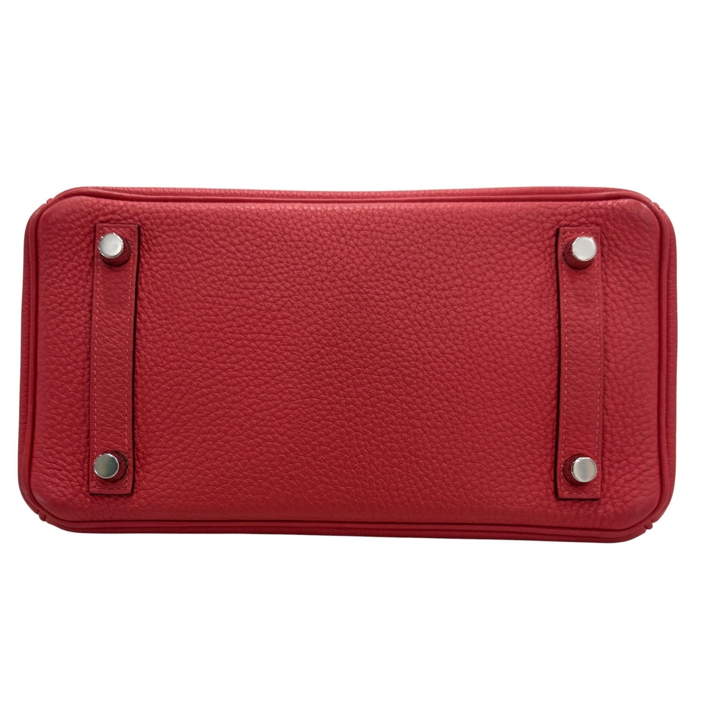 Hermes Birkin 25 Bougainvillea Red Pink Togo Leather Palladium Hardware