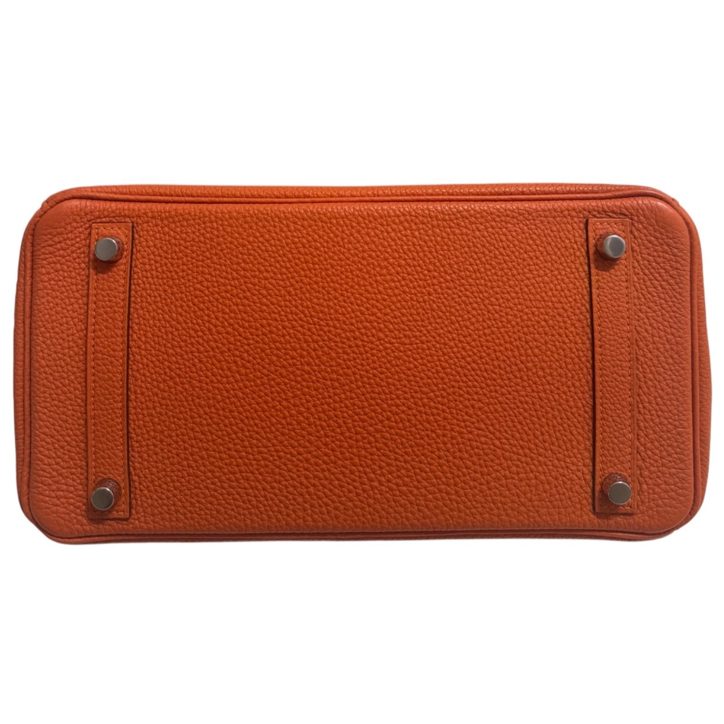 Hermes Birkin 30 Orange Togo Leather Gold Hardware