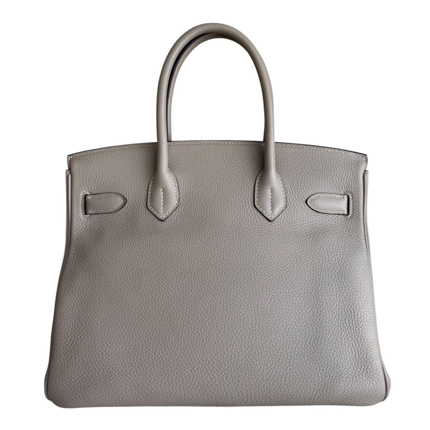 Hermes Birkin 30 Gris Tourterelle Gray Togo Leather Gold Hardware RARE