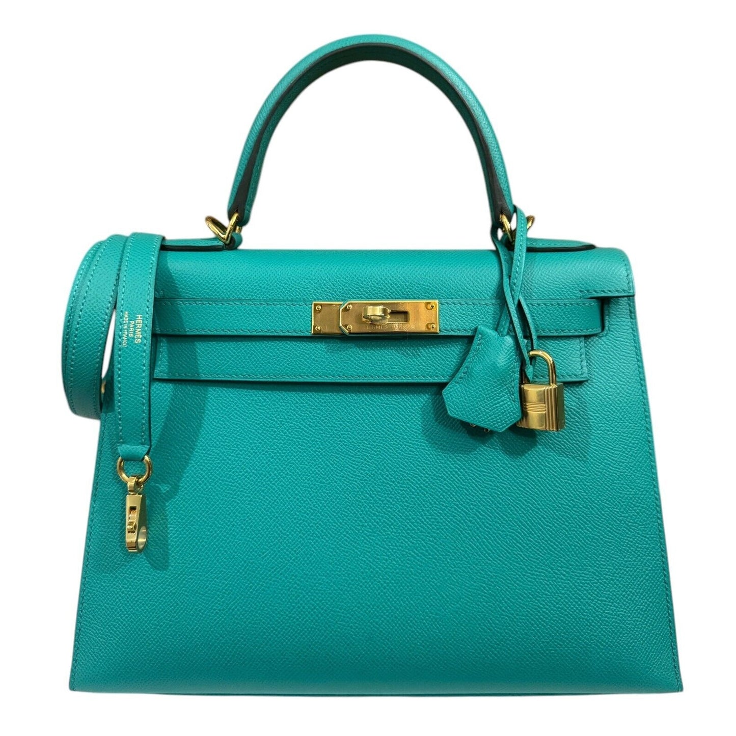 Hermes Kelly 28 Sellier Vert Verone Green Epsom Leather Gold Hardware