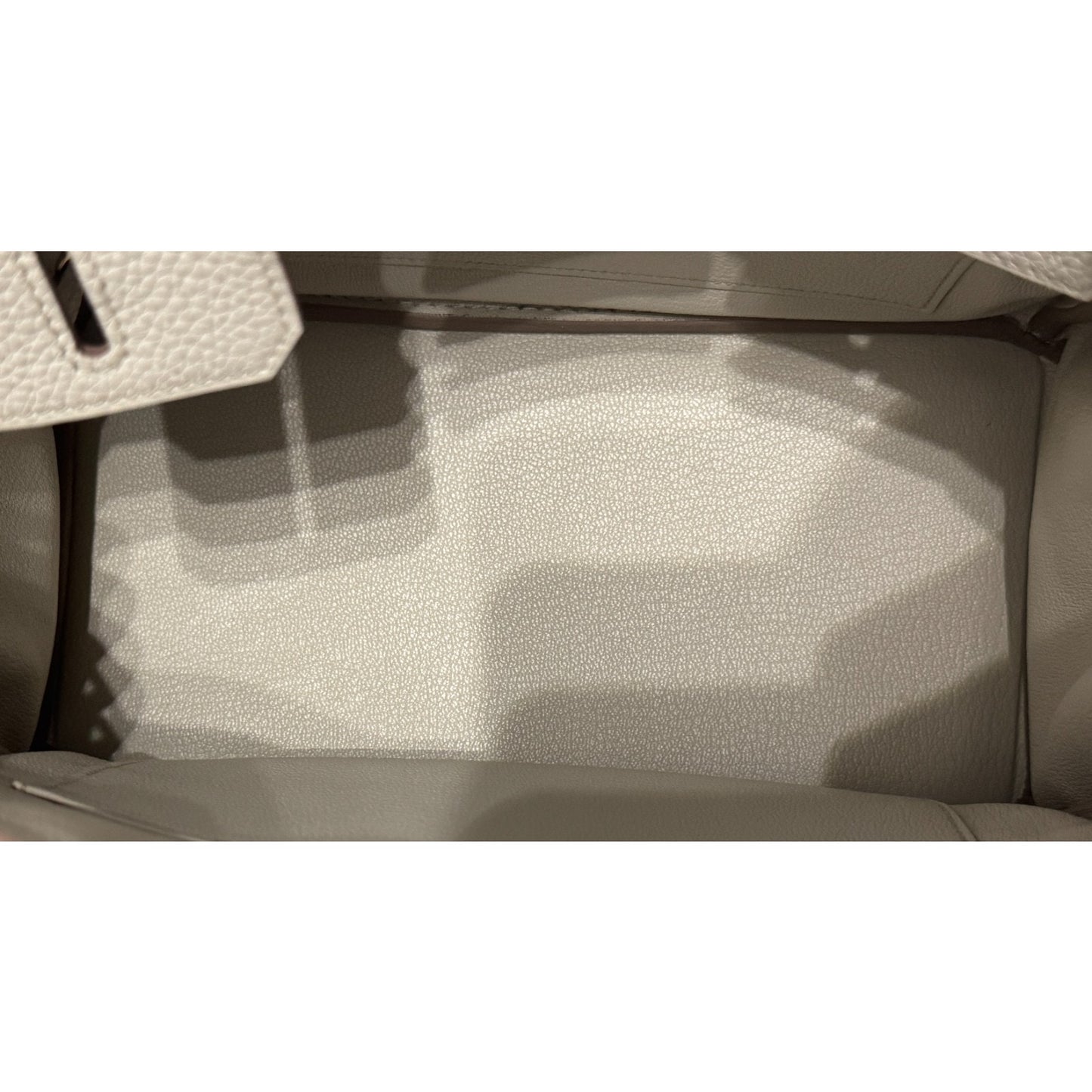 Hermes Birkin 25 Beton Beige Cream Togo Leather Gold Hardware 2024