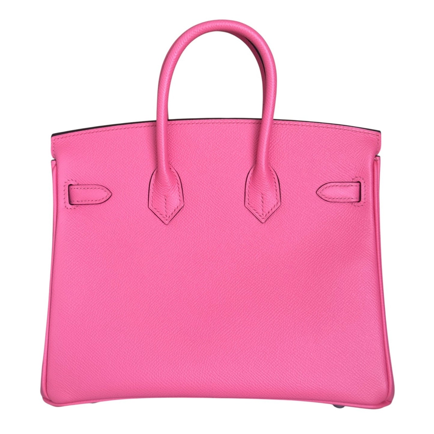 Hermes Birkin 25 Special Order Rose Azalee White Epsom Leather Palladium Hardwar