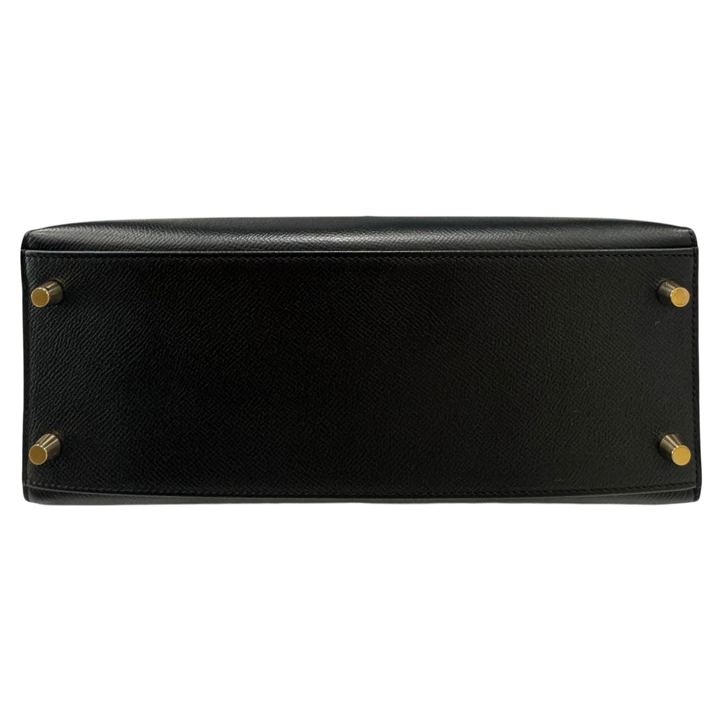 Hermes Kelly 28 Sellier Black Noir Epsom Leather Gold Hardware