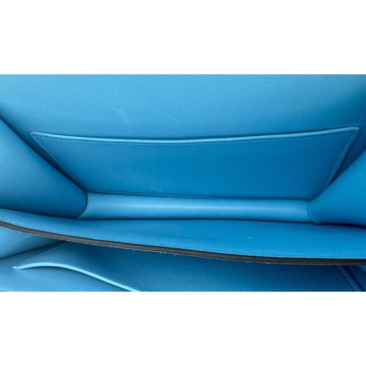 HERMES Constance 18 Mini Blue Celeste Epsom Leather Palladium Hardware 2022