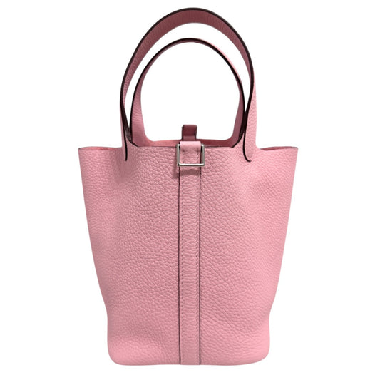 New 2025 Hermes Picotin 18 Rose Sakura Pink Leather Palladium Hardware