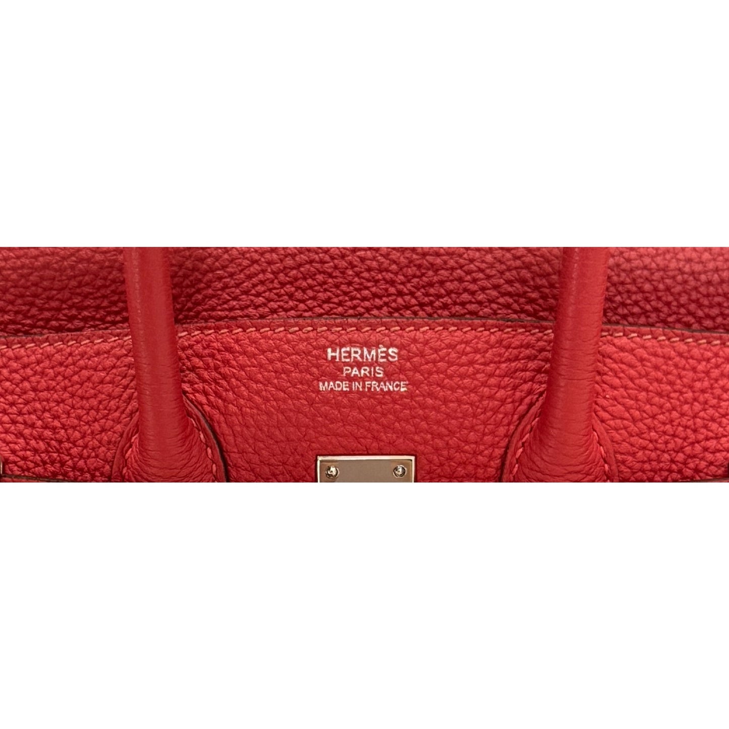 Hermes Birkin 25 Bougainvillea Red Pink Togo Leather Palladium Hardware