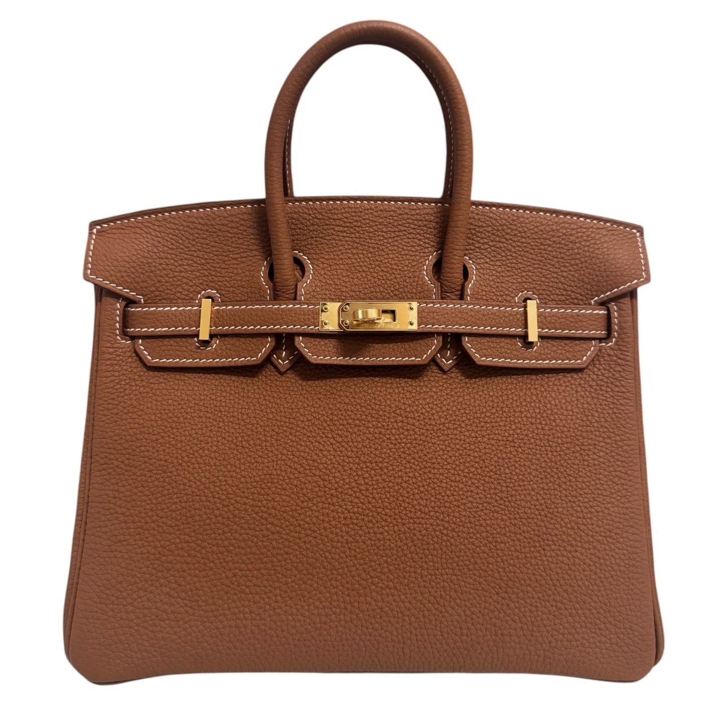 Hermes Birkin 25 Gold Tan Togo Leather Gold Hardware