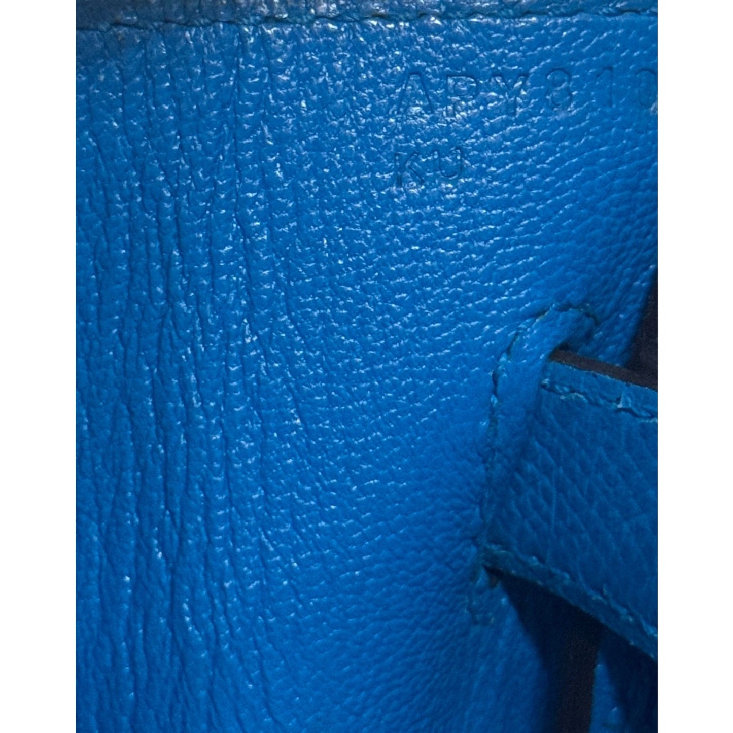 Hermes Birkin 30 Blue Zanzibar Bleu Epsom Leather Gold Hardware