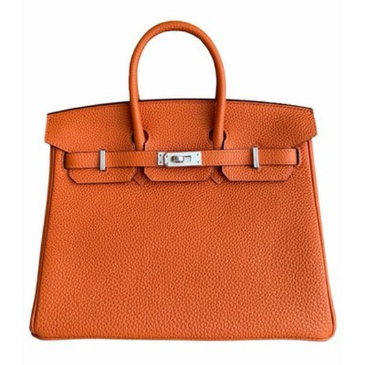 Hermes Birkin 25 Orange Togo Leather Palladium Hardware Rare 2026
