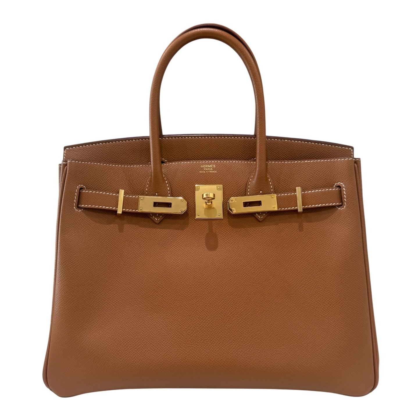 Hermes Birkin 30 Gold Tan Epsom Leather Gold Hardware RARE