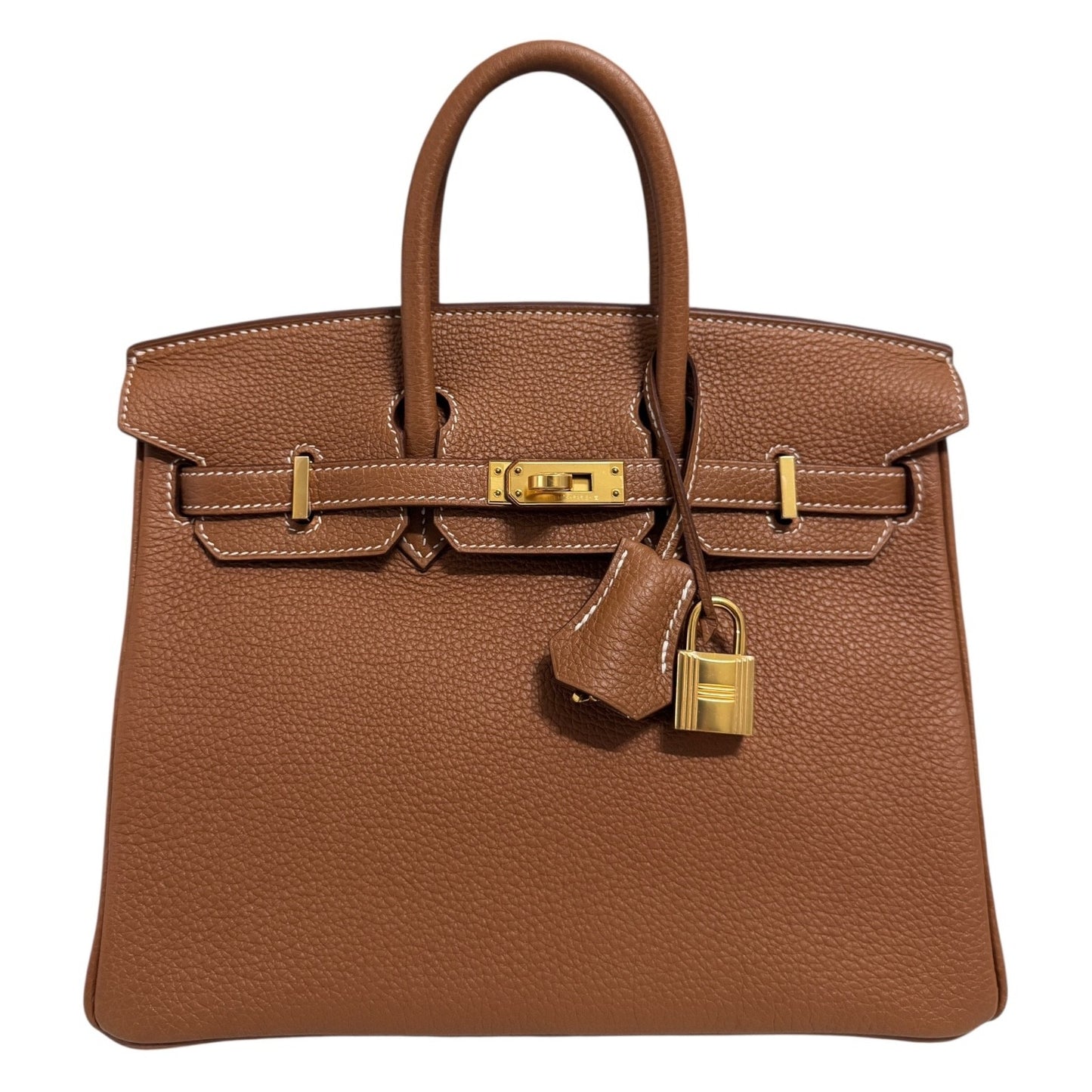 Hermes Birkin 25 Gold Tan Togo Leather Gold Hardware