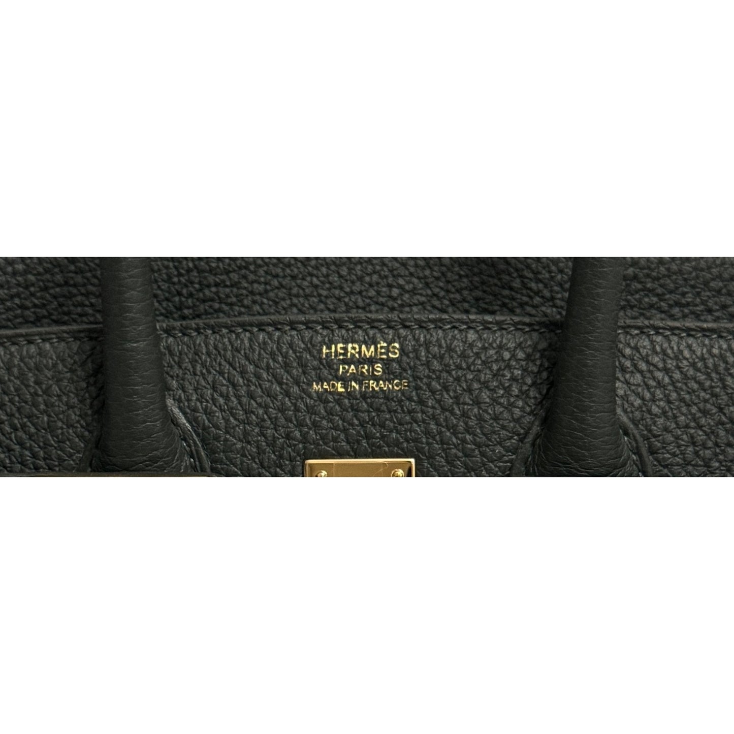 Hermes Birkin 25 Vert Mangrove Dark Green Togo Leather Permabrass Hardware NEW