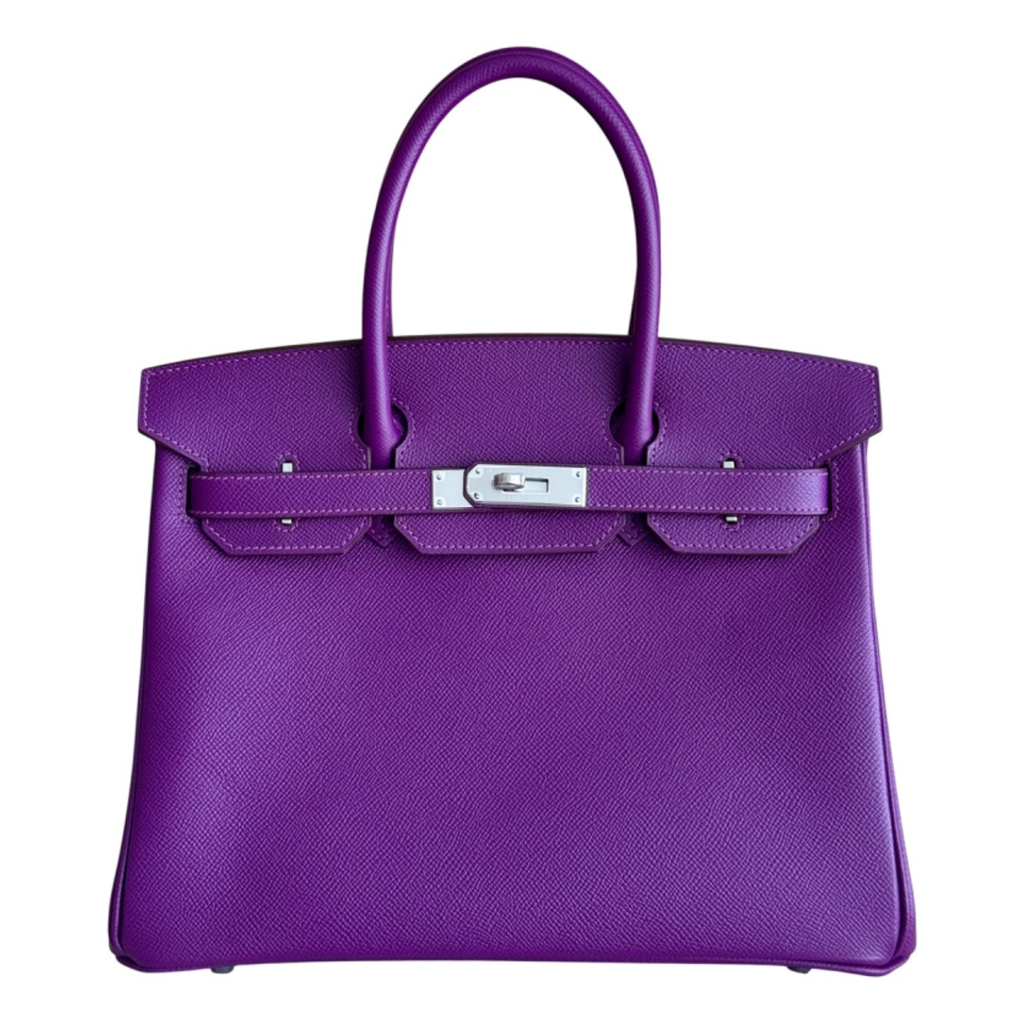 Hermes Birkin 30 Anemone Purple Epsom Leather Palladium Hardware