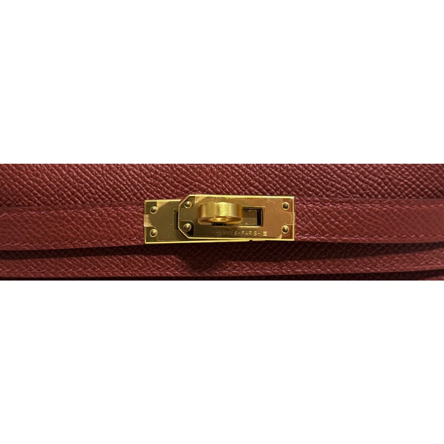 Hermes Kelly Mini 20 Rouge Venetian Red Epsom Leather Gold Hardware