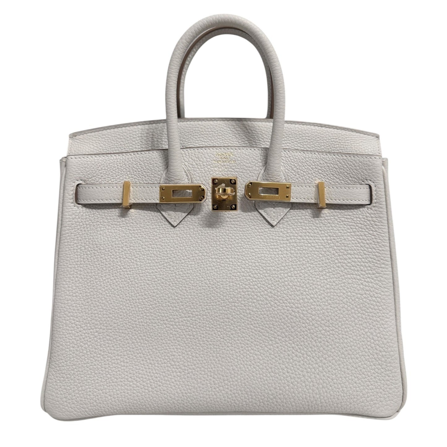 Hermes Birkin 25 Gris Pale Gray Togo Leather Gold Hardware 2024