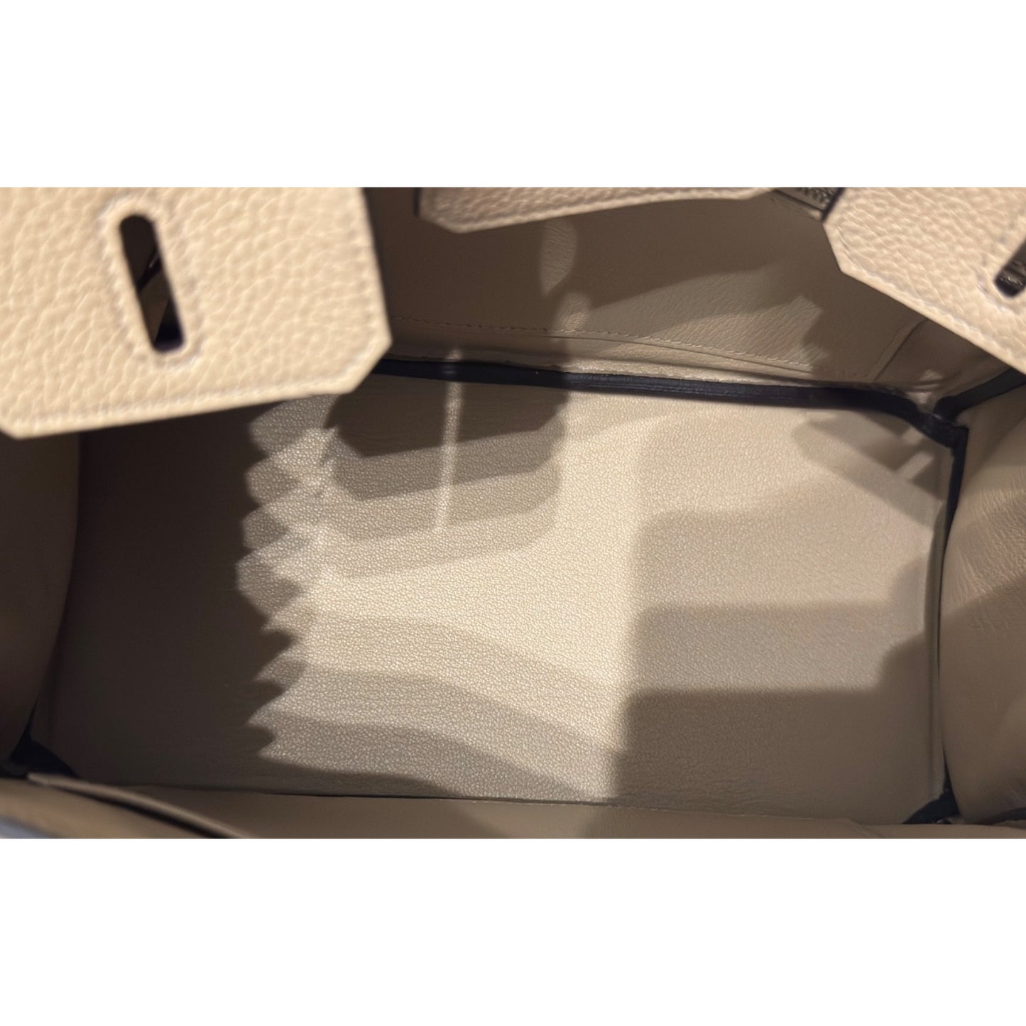 Hermes Birkin 25 Trench Tan Beige Togo Leather Gold Hardware NEW