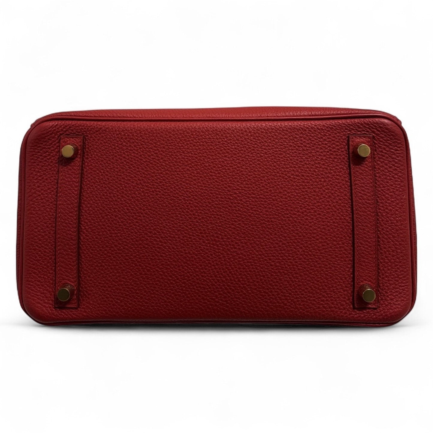 Hermes Birkin 30 Rouge Vif Red Togo Leather Gold Hardware