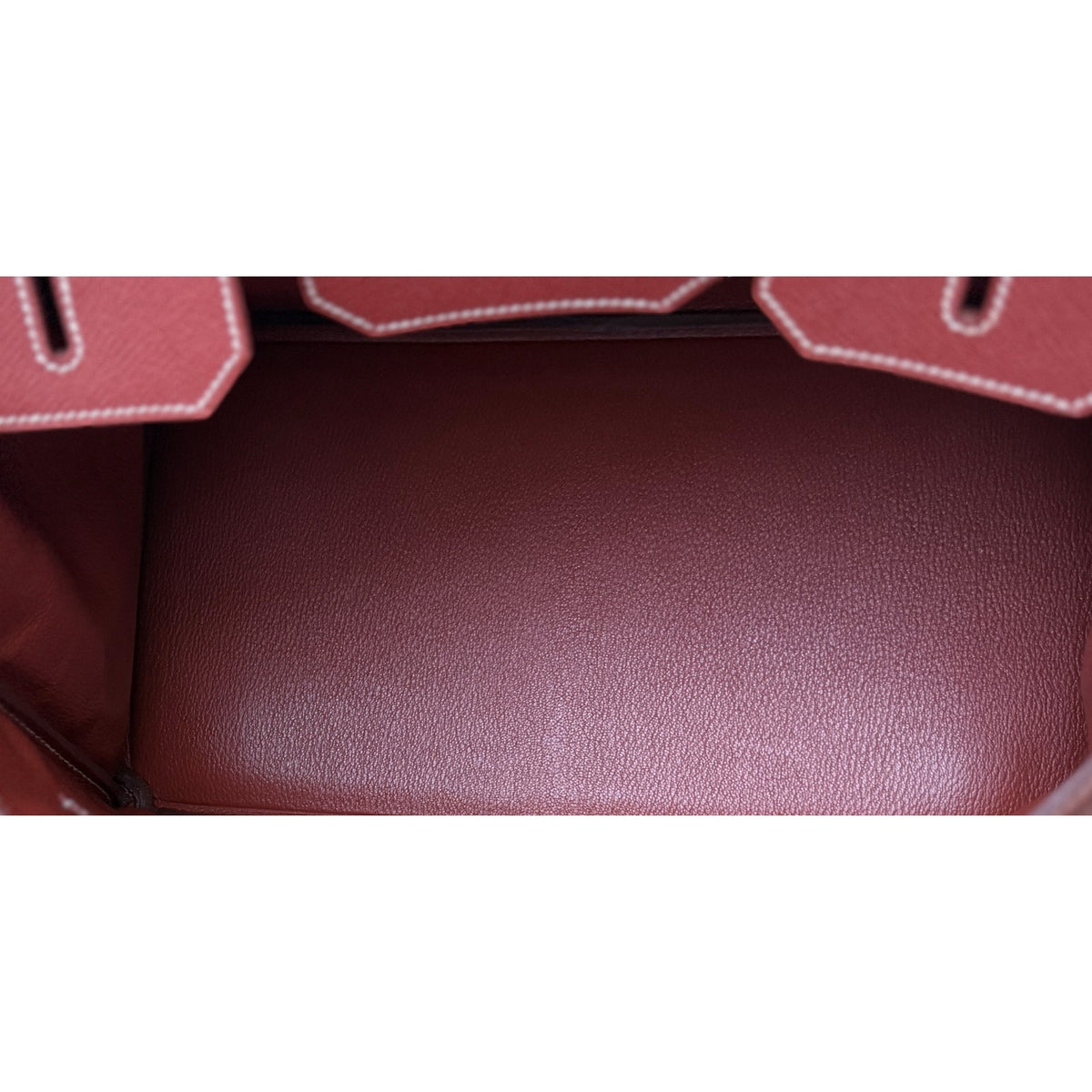 Hermes Birkin 35 Sienne Red Brown Epsom Leather Gold Hardware RARE
