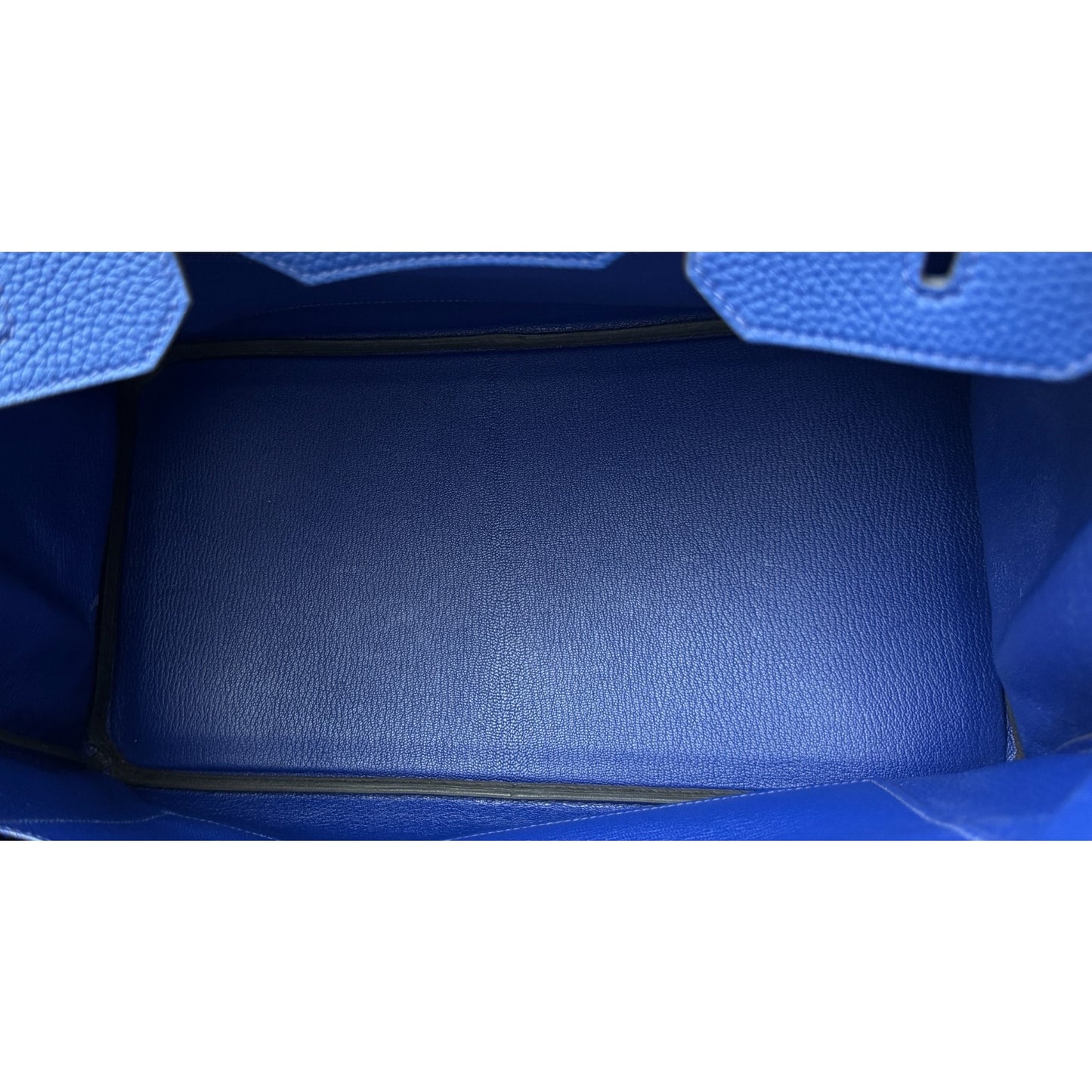 Hermes Birkin 35 Blue Electric Togo Leather Palladium Hardware