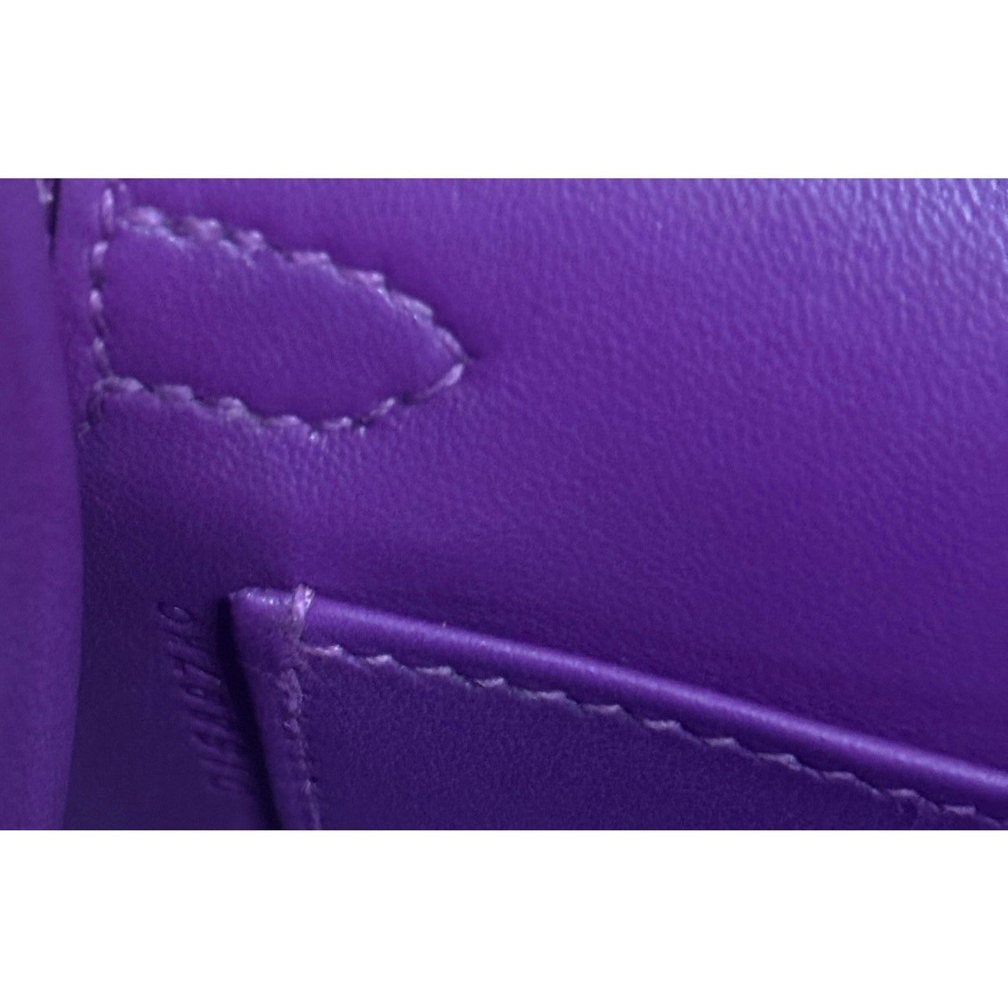 Hermes Kelly Mini 20 Anemone Purple Epsom Leather Gold Hardware RARE
