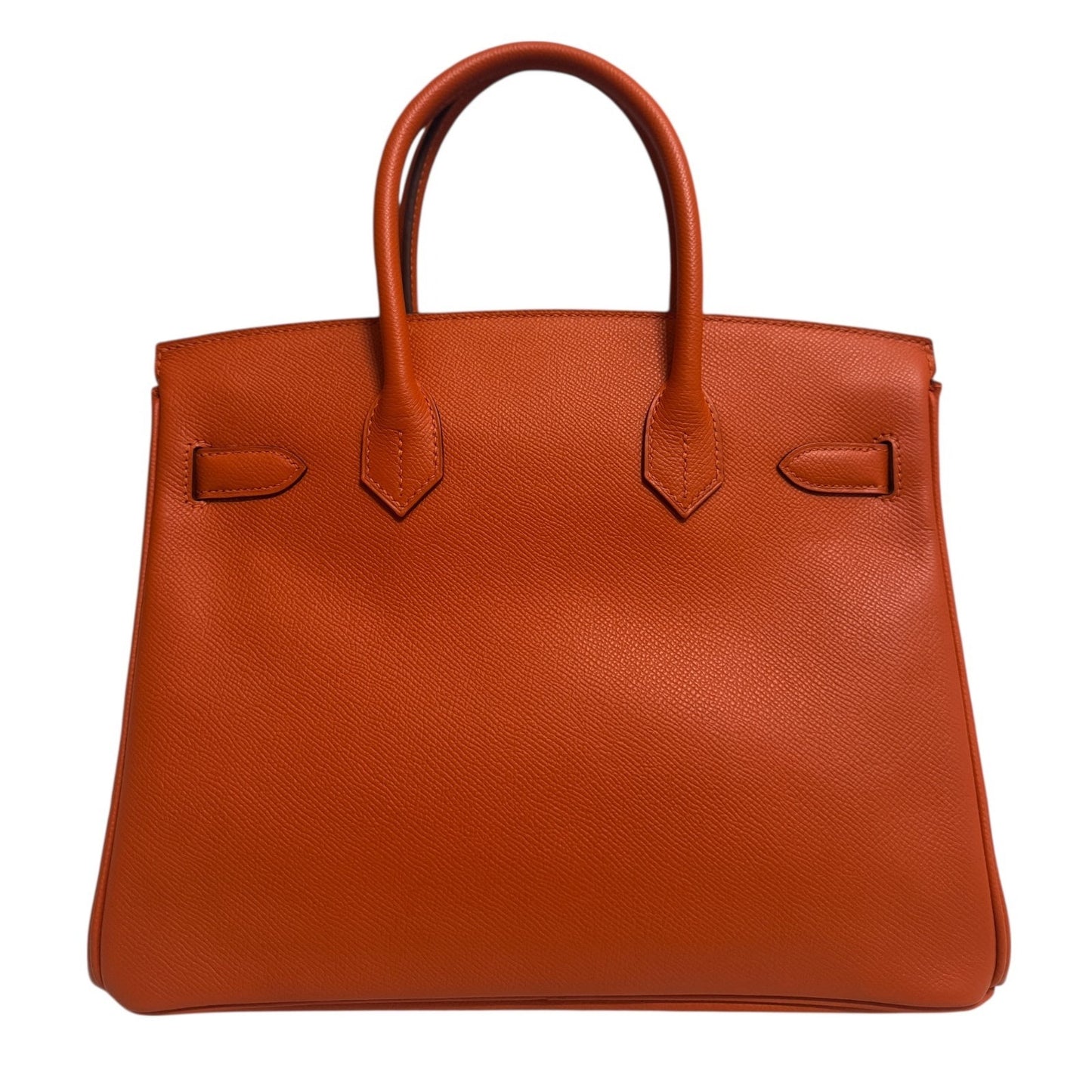 Hermes Birkin 30 Orange Epsom Leather Gold Hardware