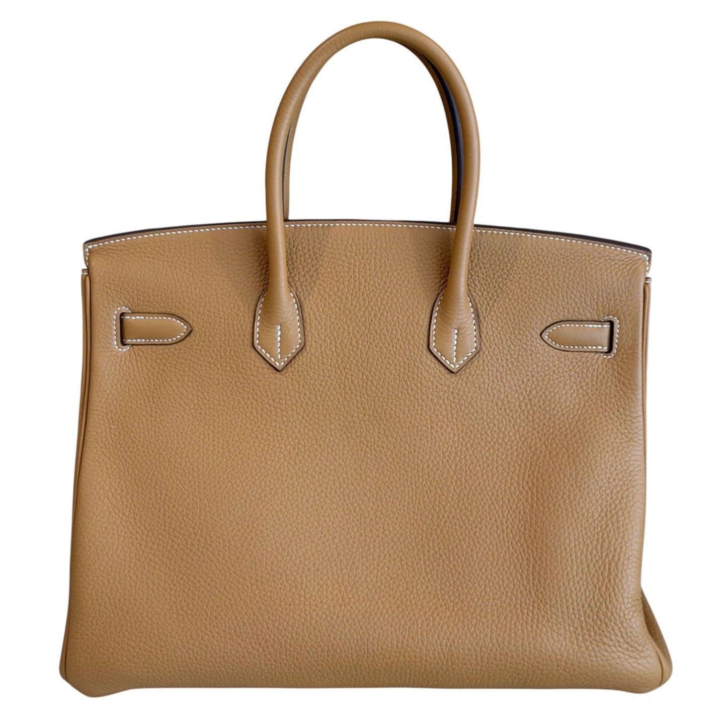 Hermes Birkin 35 Sable Naturel Tan Togo Leather Gold Hardware RARE