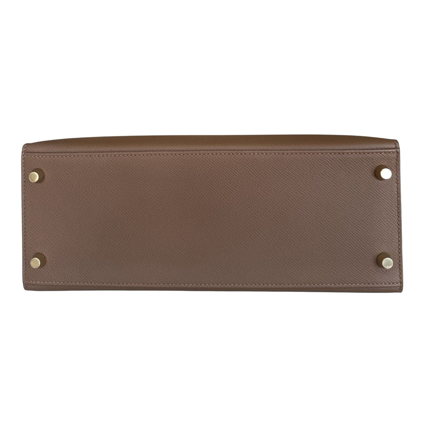 Hermes Kelly 28 Sellier Alezan Brown Tan Epsom Leather Gold Hardware RARE