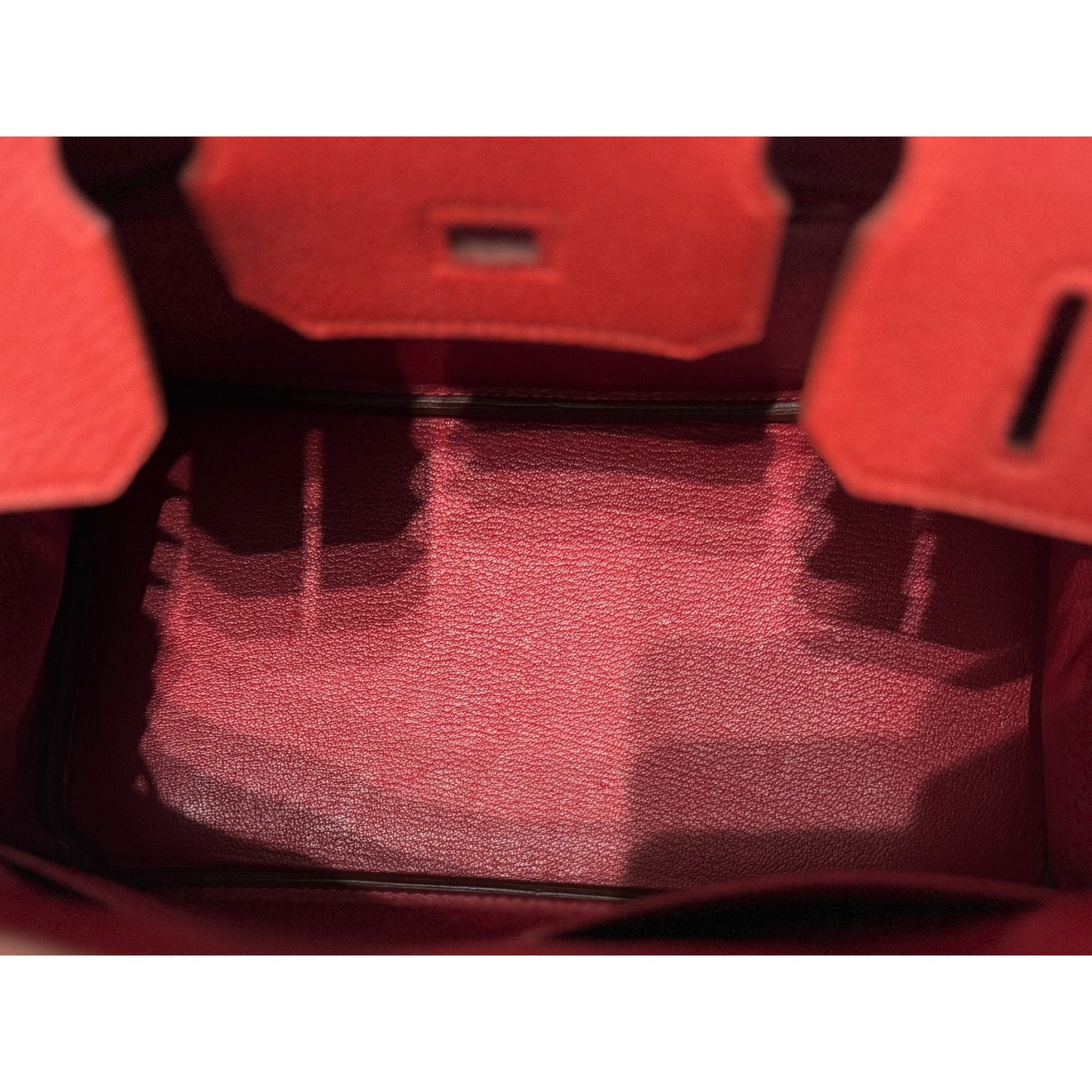 Hermes Birkin 30 Rouge Vif Red Togo Leather Gold Hardware